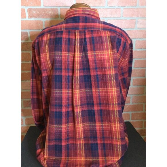 NWT Solaris Men's Plaid Button Up Shirt Long Sleeve Collared Flap Pocket SZ XXL - Picture 3 of 6